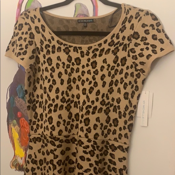NWT ANIMAL PRINT DRESS - Picture 2 of 3
